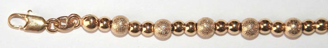 Glamorous 9ct gold Bracelet = Italian import