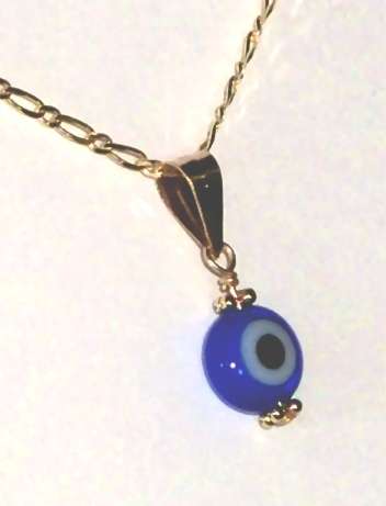 14k / 14ct gold All Seeing Eye / Evil Eye Pendant / Charm. Ready for you
