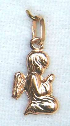 Angel pendant, 19.2ct portuguese gold = "Ouro Portugues"
