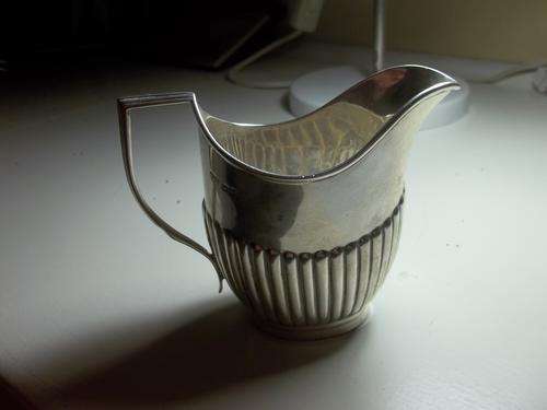 English hallmarked Sheffield silver jug