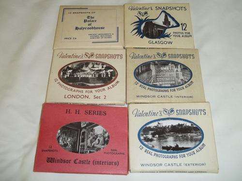 6 packets of  vintage  souvernir photographs