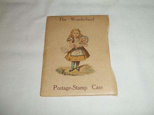 1889 hand tinted Alice in Wonderland Postage Case
