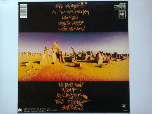 Midnight Oil - Diezel and Dust ( 1988 SA pressing )