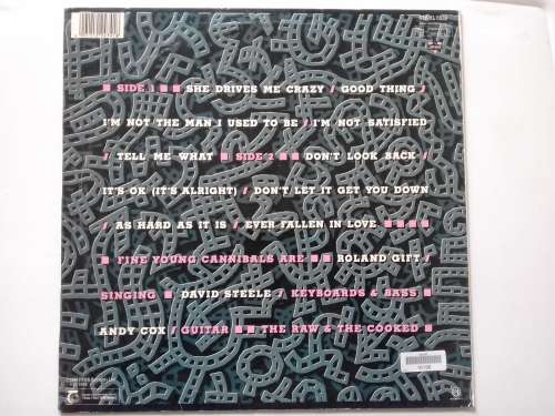 Fine Young Cannibals - The Raw & The Cooked  ( 1989 SA pressed LP )