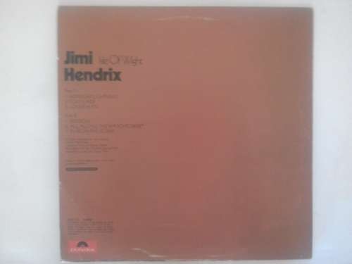 Jimi Hendrix - Isle of Wright  ( 1971 pressed in germany LP )