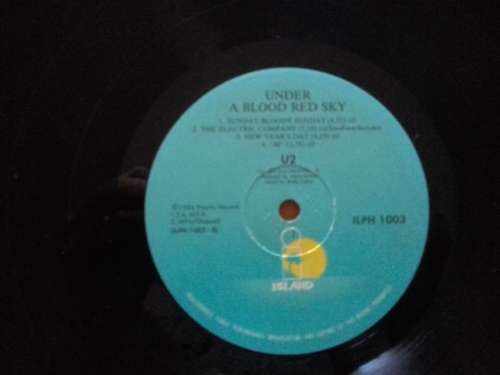 U2 - Under A Blood Red Sky  ( 1983 SA released mini-album )