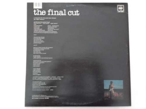 Pink Floyd - The Final Cut  ( 1983 Zimbabwe released LP )