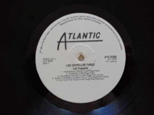 Led Zeppelin - Led Zeppelin 111 ( rare original 1970 Rhodesian released LP )