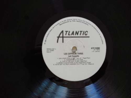 Led Zeppelin - Led Zeppelin 111 ( rare original 1970 Rhodesian released LP )