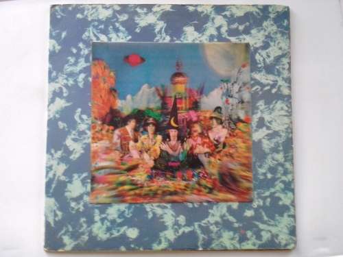 The Rolling Stones - Their Satanic Majesties Request  ( 1967 UK stereo released LP 3 - D cover. )