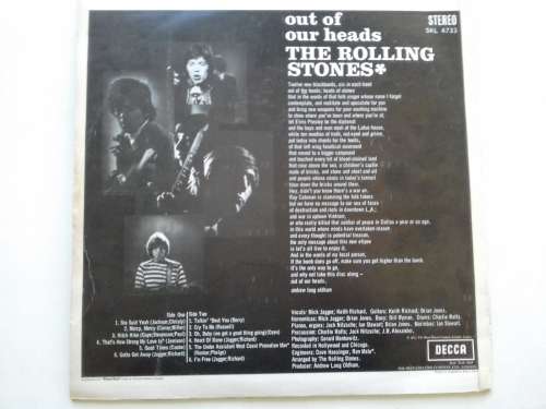 The Rolling Stones - Out of our Heads  ( 1977 UK repress LP )