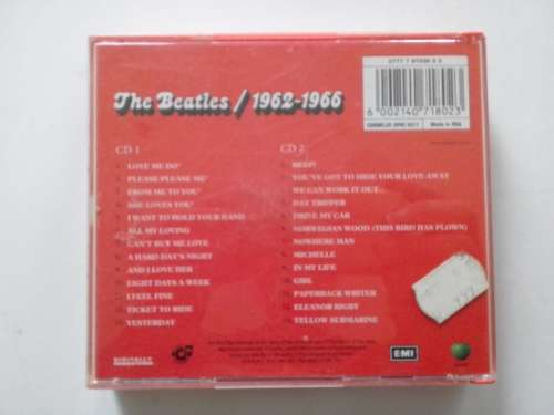 The Beatles  -  1962 - 1966  ( 1993 SA released CD )