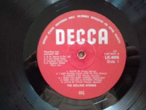 The Rolling Stones - The Rolling Stones  ( rare 1964 SA released LP  with 4 band photos )