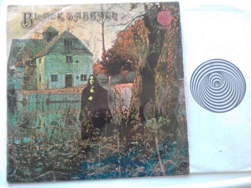 Black Sabbath -  Black Sabbath  ( scares 1970 SA released Vertigo swirl lable LP EX / EX )