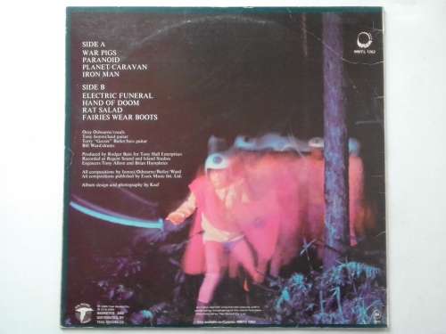 Black Sabbath - Paranoid  -  ( 1985 SA released reissue LP )( vinyl NM )