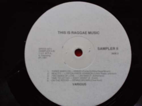 This is Reggae Music VOL 11 ( various,Promotional copy,SA released 1981 )