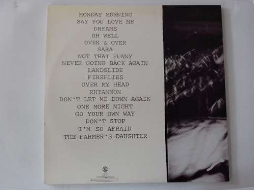 Fleetwood Mac - Fleetwood Mac Live ( 1980 UK released  NM / NM LP )