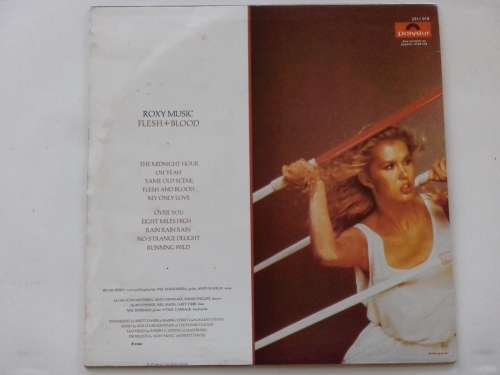 Roxy Music - Flesh + Blood  ( 1980 SA released LP )