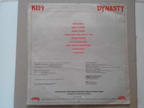 Kiss - Dynasty  ( 1979 SA released LP )