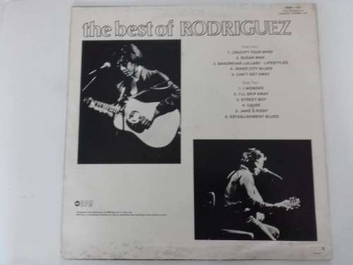 Rodriguez - The Best of Rodriguez  ( scarce 1982 SA released LP )