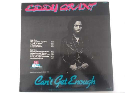 Eddy Grant - Can`t get enough  ( 1981 SA released LP )