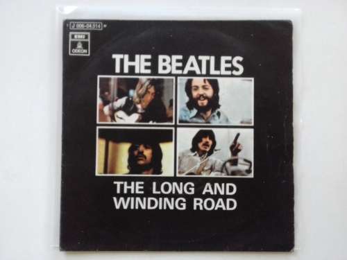 The Beatles - The Long and Winding Road  / For you Blue ( 1970, 7` single released in Spain, M - )