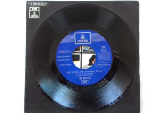 The Beatles - The Long and Winding Road  / For you Blue ( 1970, 7` single released in Spain, M - )