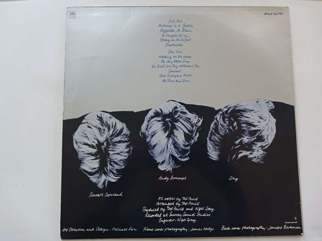 The Police - Reggetta De Blanc  ( 1979 SA released LP )