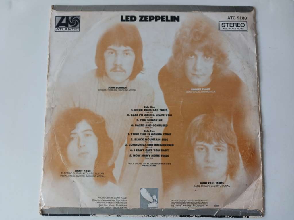 Led Zeppelin - Led Zeppelin  ( scares 1969 SA released LP )