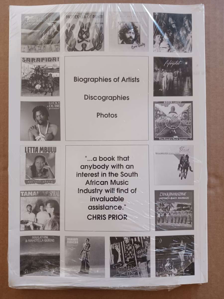 South African Music - Book on SA music / biographies of artists / discographies ( book like new )