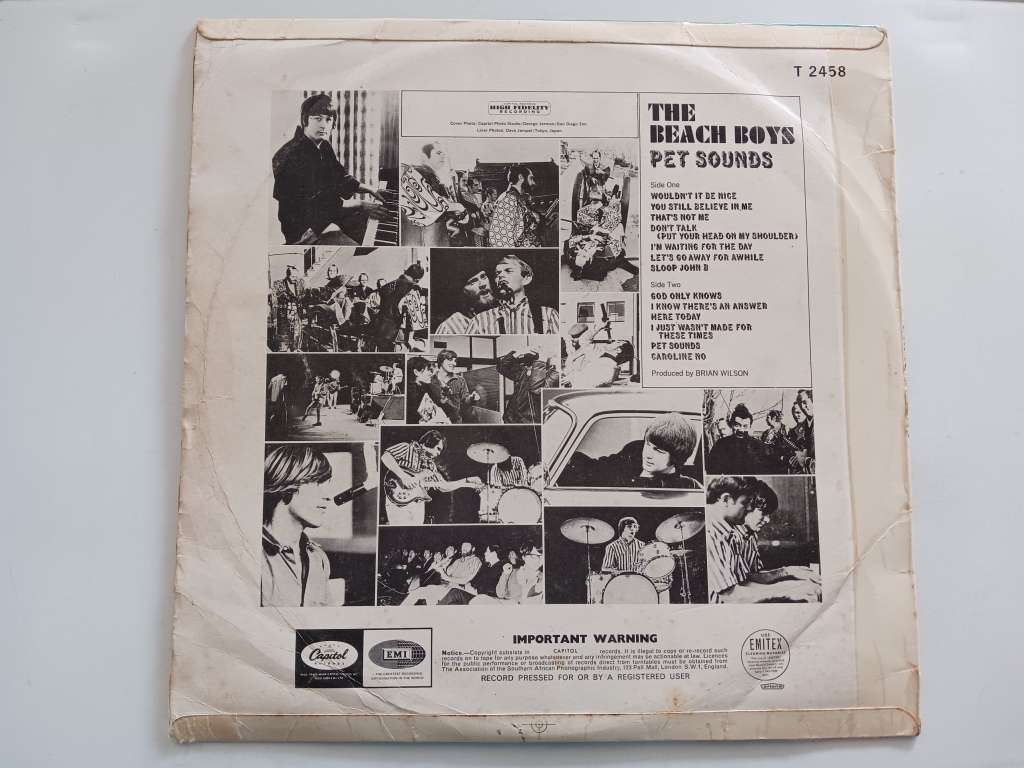 The Beach Boys  -  Pet Sounds  ( scarce 1966 SA released LP )