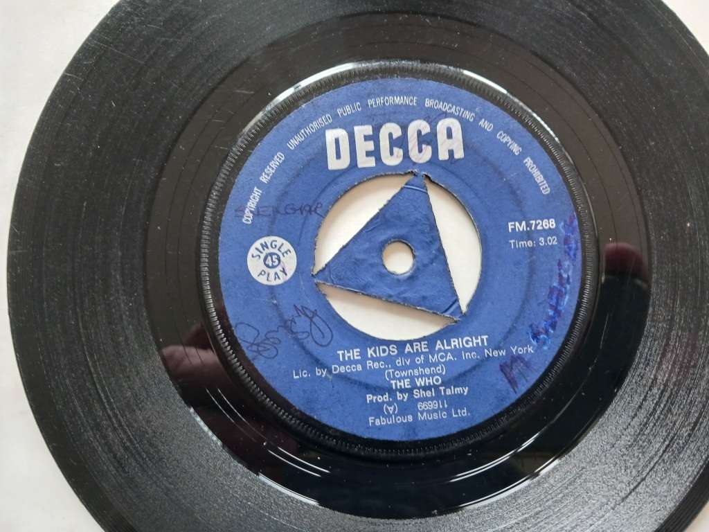 The Who - The Kids Are Alright  ( Rare 1966 Rhodesia released 7` single )
