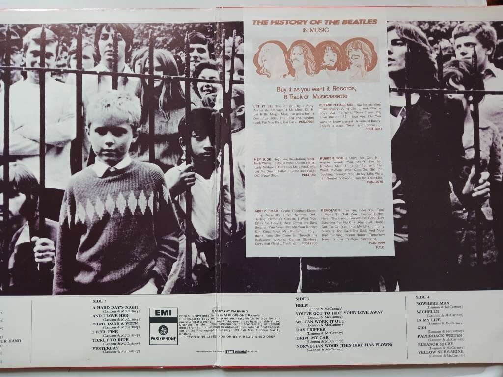 The Beatles - 1962 - 1966  ( 1973 SA released LP NM )