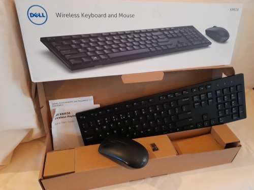 *** Boxed*** Dell Wireless Keyboard and Mouse- KM636 (black)