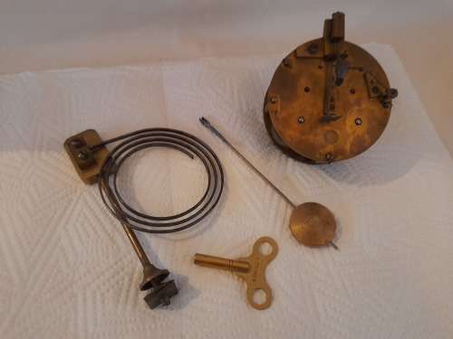 ***Rare c1869 French Clock Movement *** J Marti and Cie Medaille De Bronze