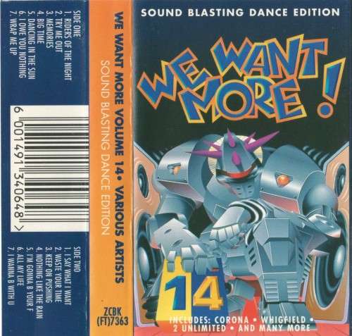 We Want More  Vol.14 - Various Artist -  Audio Cassette