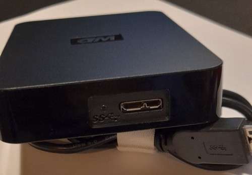 1TB 2.5inch Portable Western Digital USB 3 Drive - ` Like New`