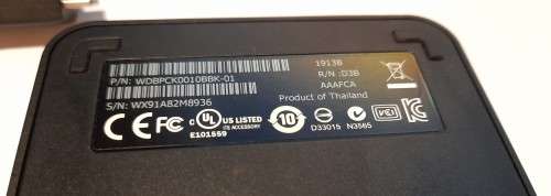 1TB 2.5inch Portable Western Digital USB 3 Drive - ` Like New`