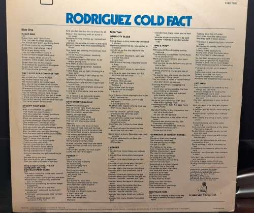 RODRIGUEZ - Cold Fact -  SA SXBS7000  -  Cover and LP VG+