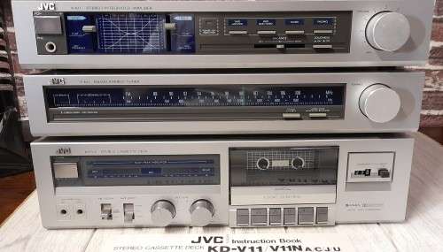 Vintage JVC HiFi with Phono input Serviced/ Refirbished in Good Condition  with Orginal Manuals.