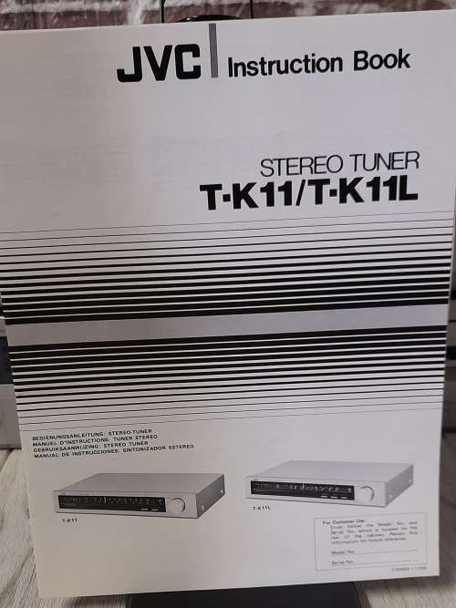 Vintage JVC HiFi with Phono input Serviced/ Refirbished in Good Condition  with Orginal Manuals.