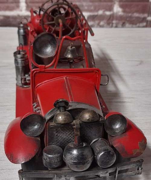 Vintage Tin / Metal Fire Engine - 37cm x 18cm