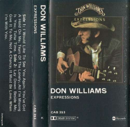 Don Williams -Expressions - Audio Cassette