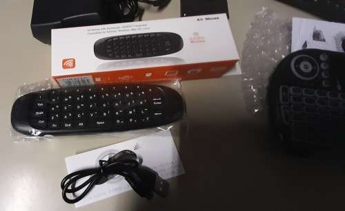 Wow - 4 x Android TV Boxes - Tested Working with New Mini Keyboard and Air Mouse - Bid for All