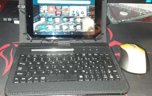 Amazon Fire 7` Tablet 2019 with Keyboard/Cover|Bluetooth Mouse|Stylus Pen- In Like New Condition