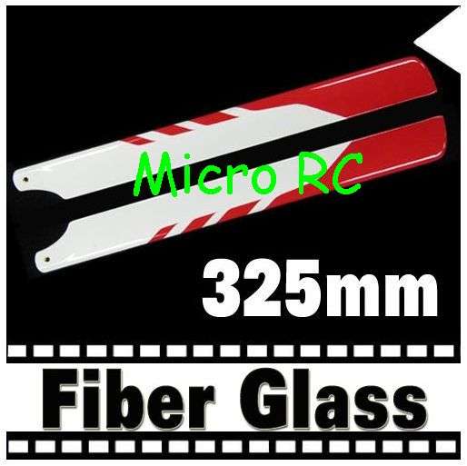 325mm Fibre Glass blades (Red & White)