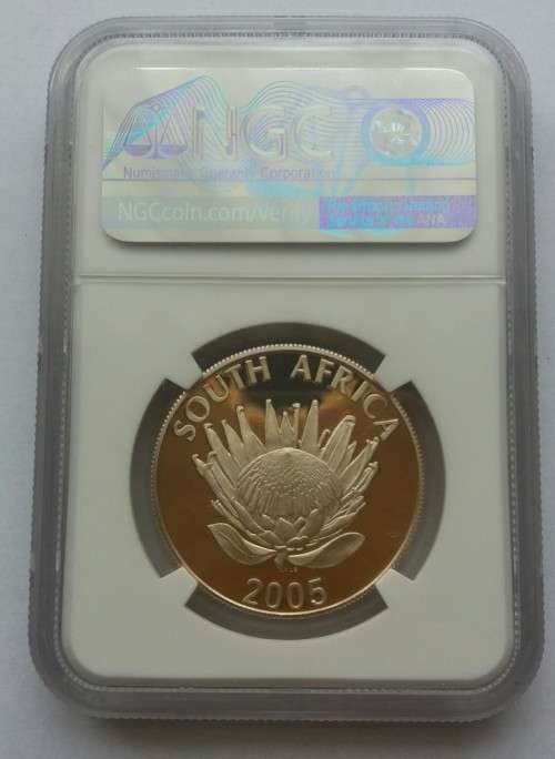 2005 ALBERT LUTHULI PF69 ULTRA CAMEO SILVER R1