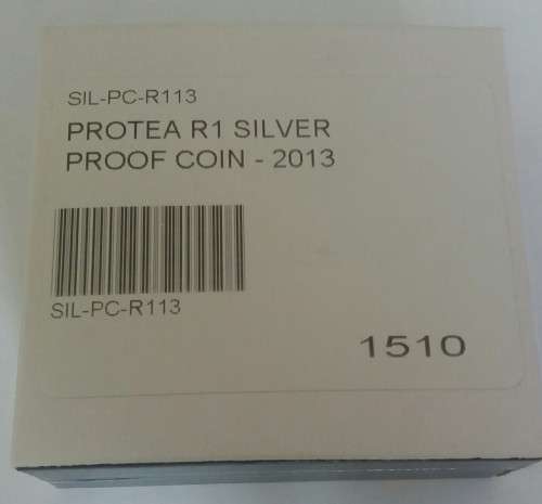 2013 NELSON MANDELA LIFE OF A LEGEND SILVER R1.