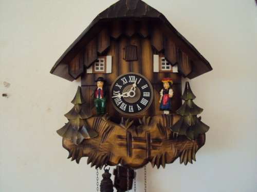 CUCKOO MUSICAL 3 WEIGHT BEAUTIFUL VINTAGE CLOCK