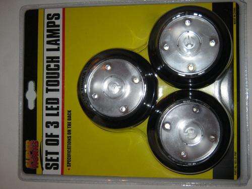 3pc LED touchlights